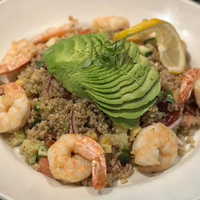 Salmon Quinoa.