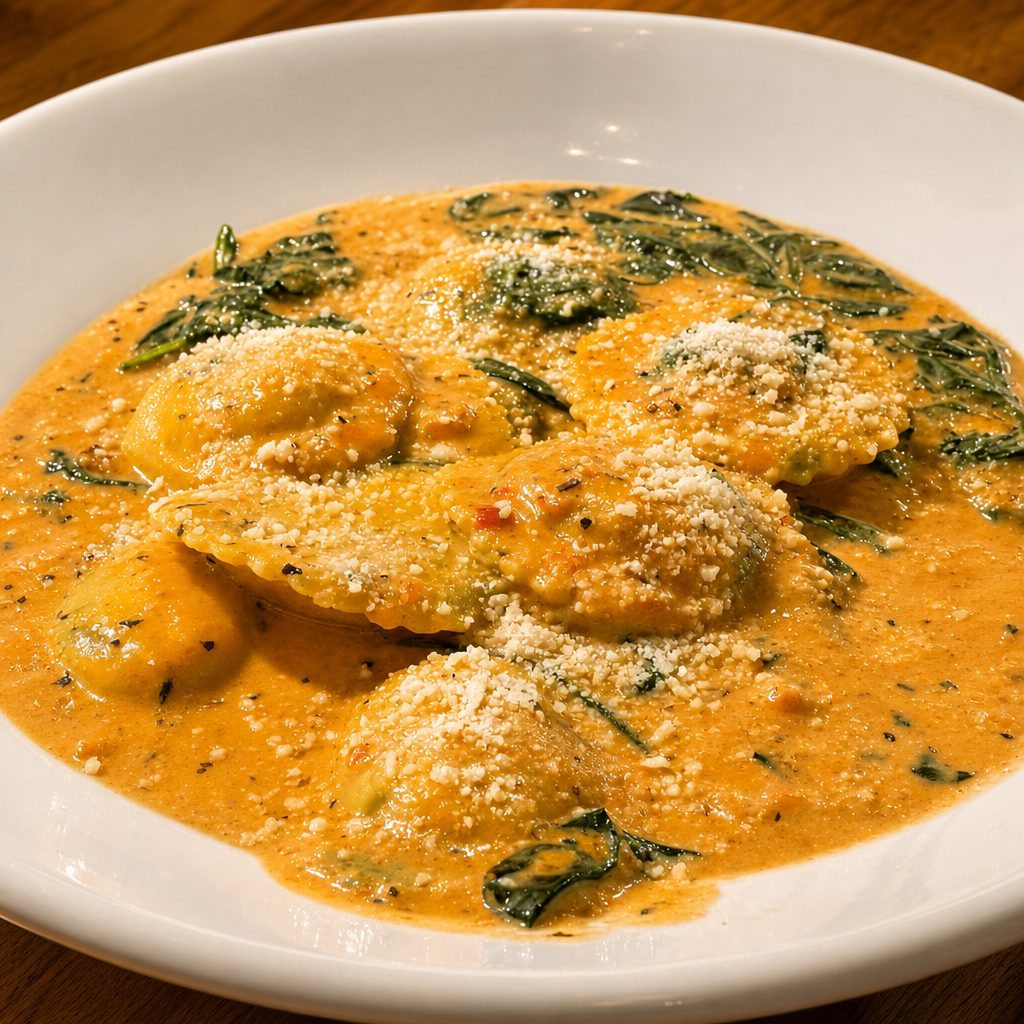 Butternut Squash Ravioli.