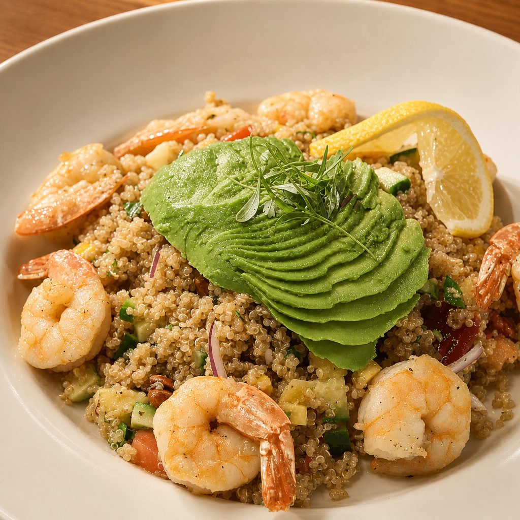 Salmon Quinoa.