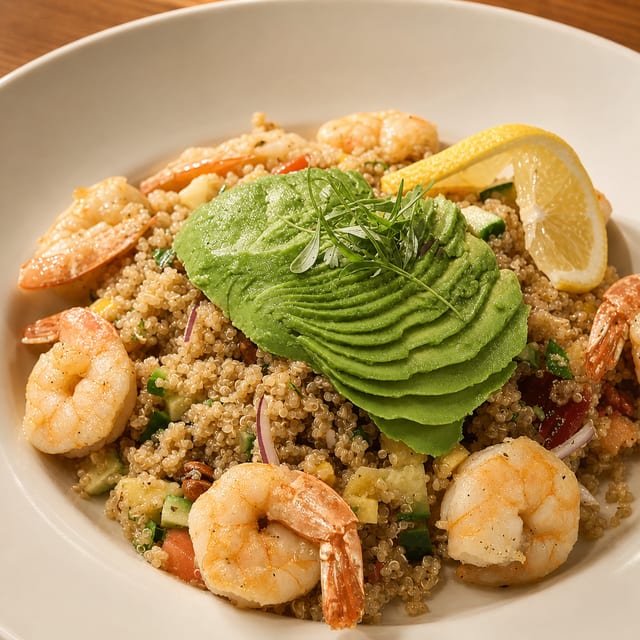 Salmon Quinoa.